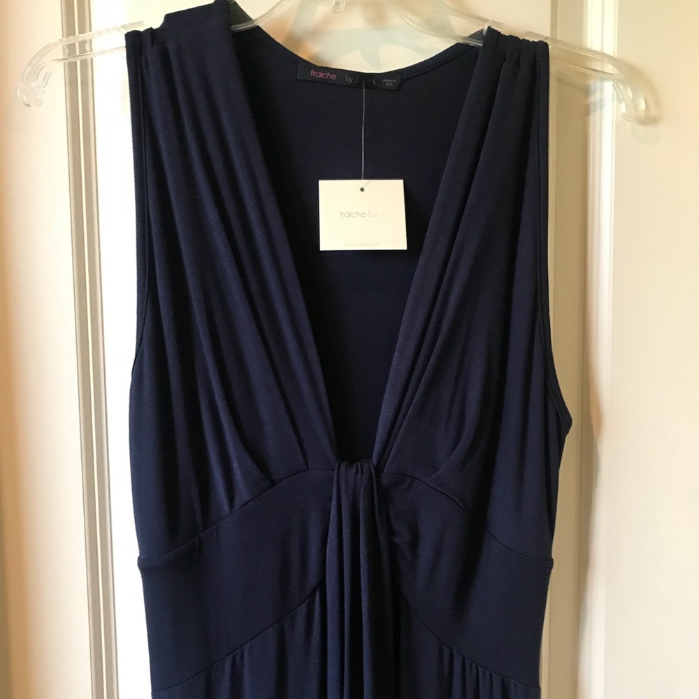 Navy maxi dress